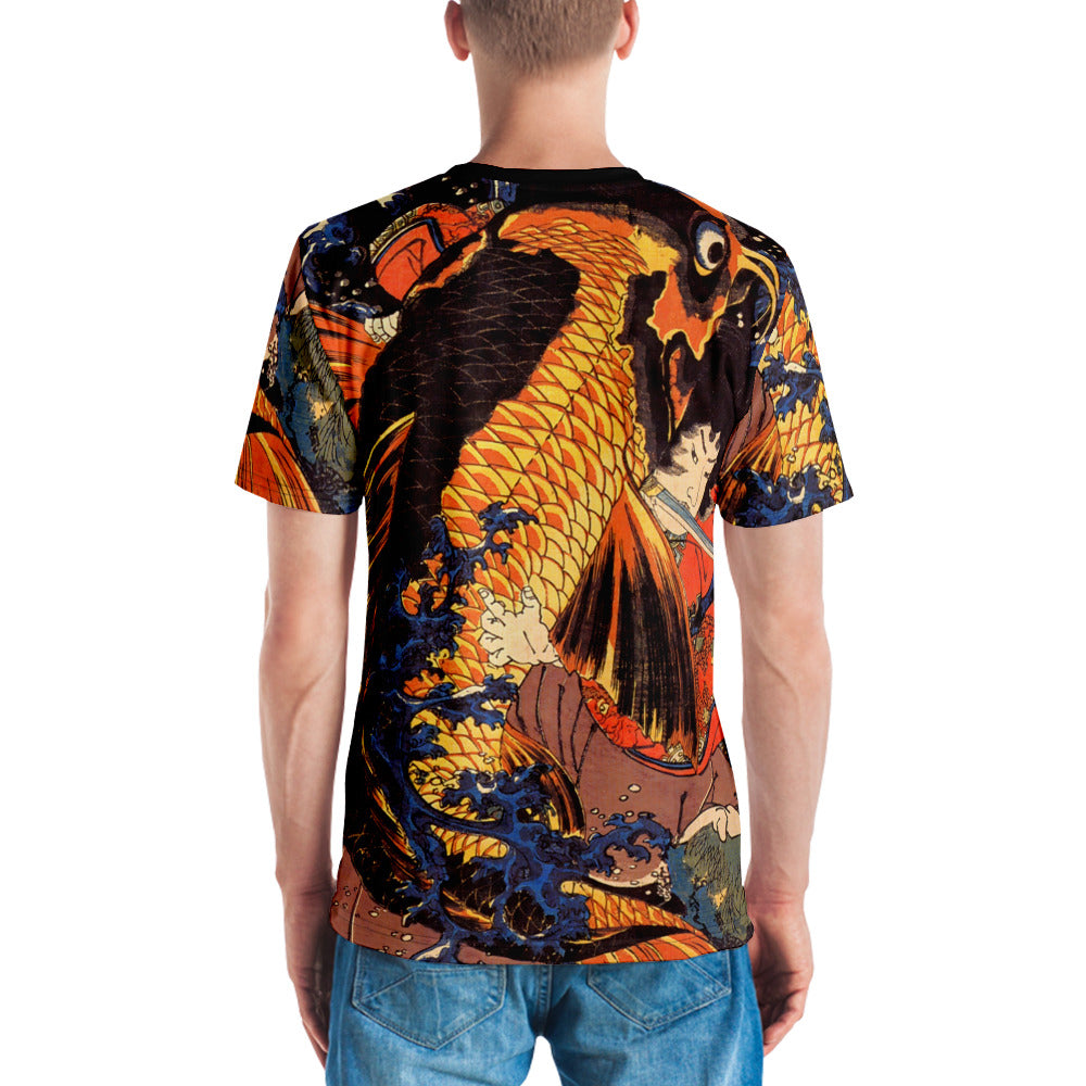 Oniwakamaru Fights Giant Carp Men's t-shirt